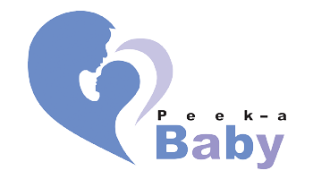 Peek a Baby logo, full colour with writing